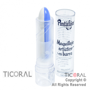 MAQUILLAJE ARTISTICO EN BARRA PINTAFAN DUO BLANCO Y CELESTE 0774-0001 4GR x 1